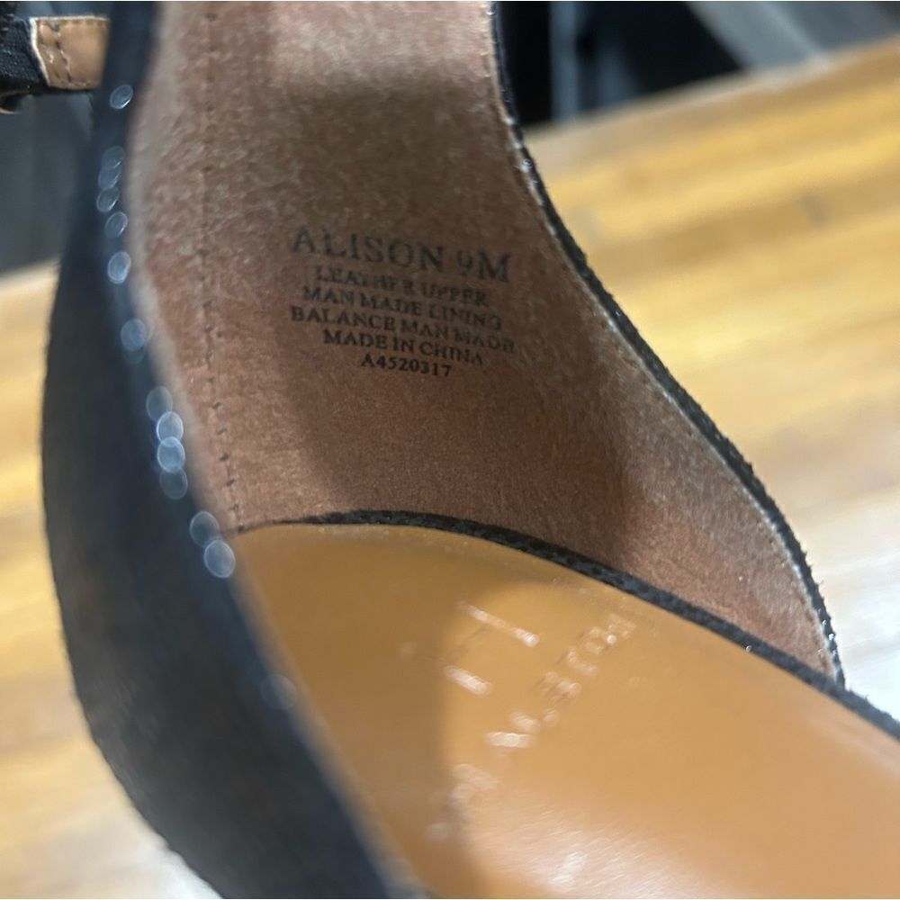 Revolve Halston Sequin Black Barely There Ankle S… - image 2